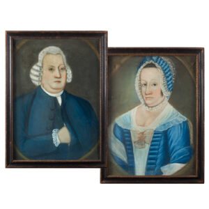 18th Century Portraits of Husband, and Wife, In the Circle of Benjamin Blyth Inventory Thumbnail